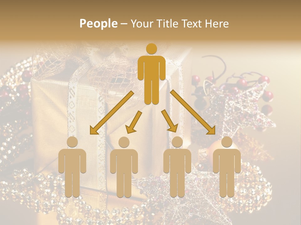 Present Red Stars PowerPoint Template