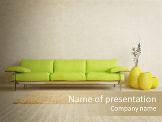 Interior Room PowerPoint Template