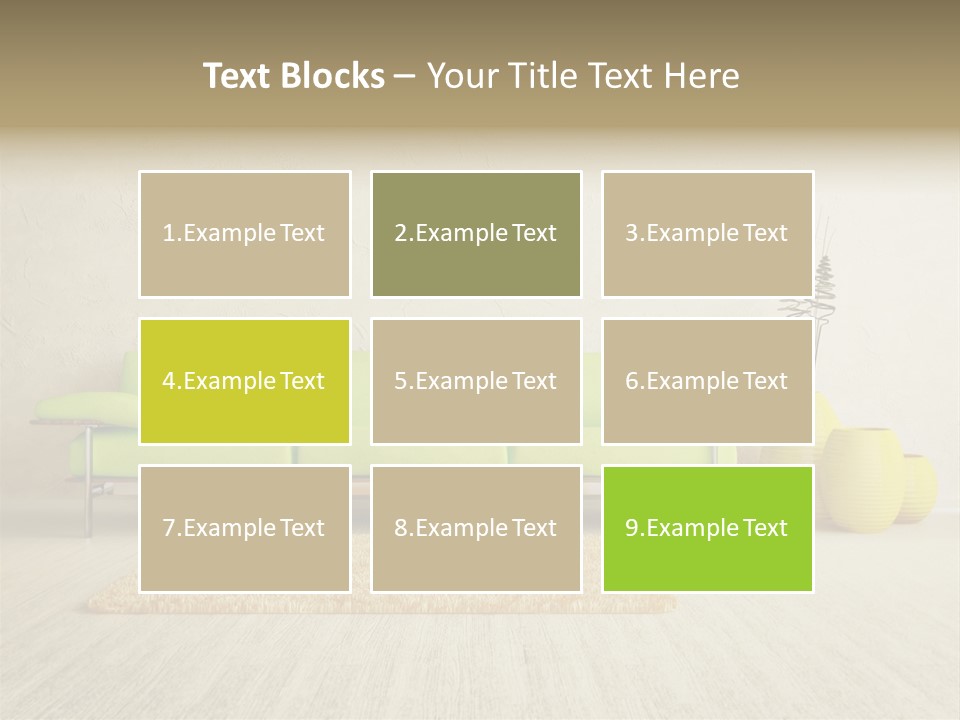 Interior Room PowerPoint Template