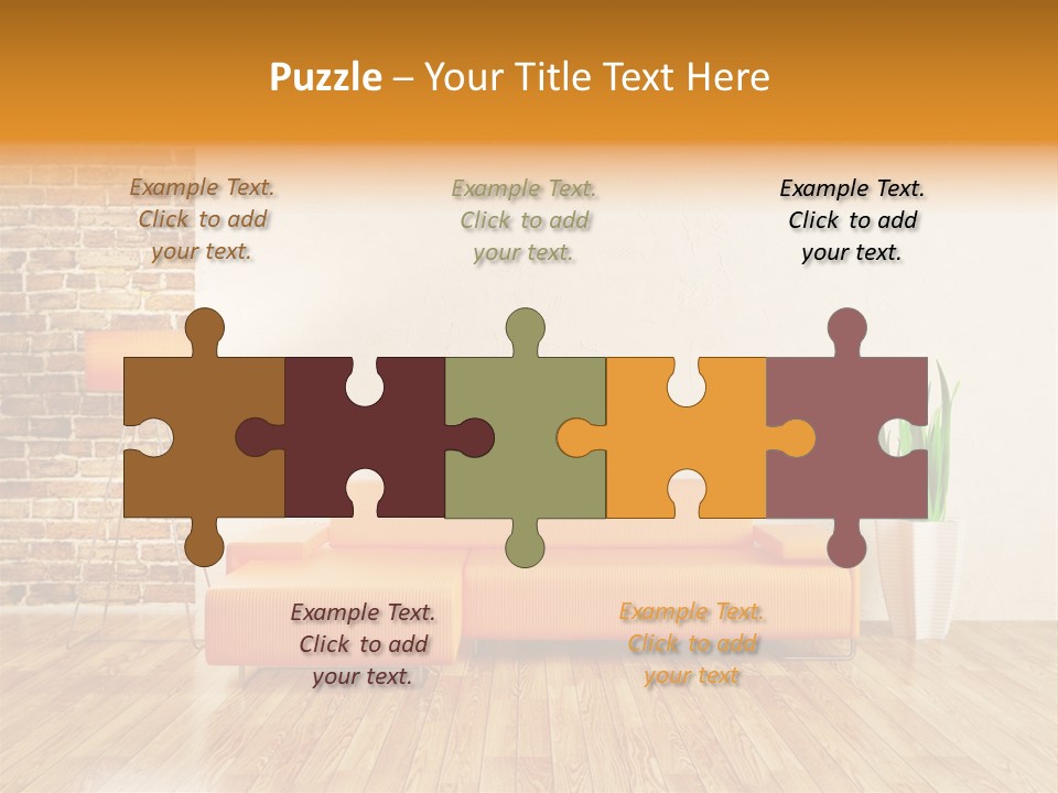 Sofa Background PowerPoint Template