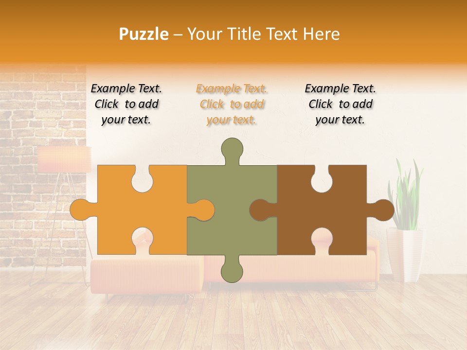 Sofa Background PowerPoint Template