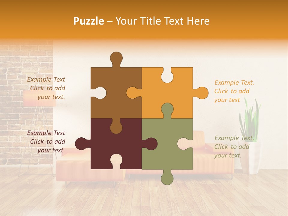 Sofa Background PowerPoint Template