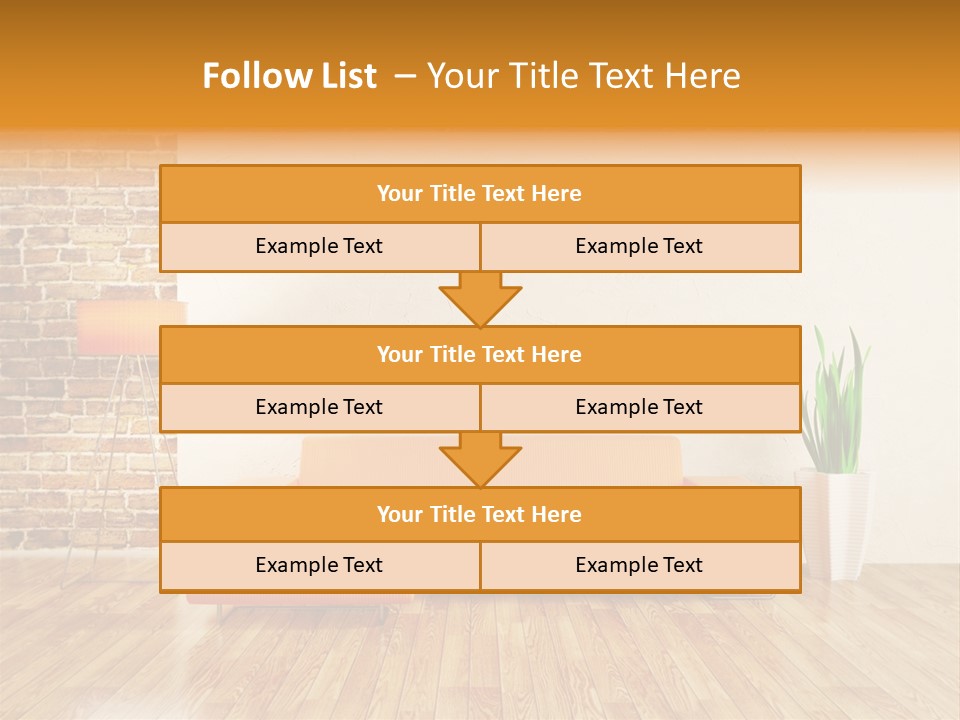 Sofa Background PowerPoint Template
