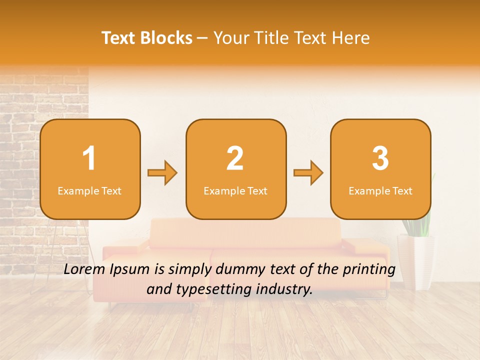 Sofa Background PowerPoint Template