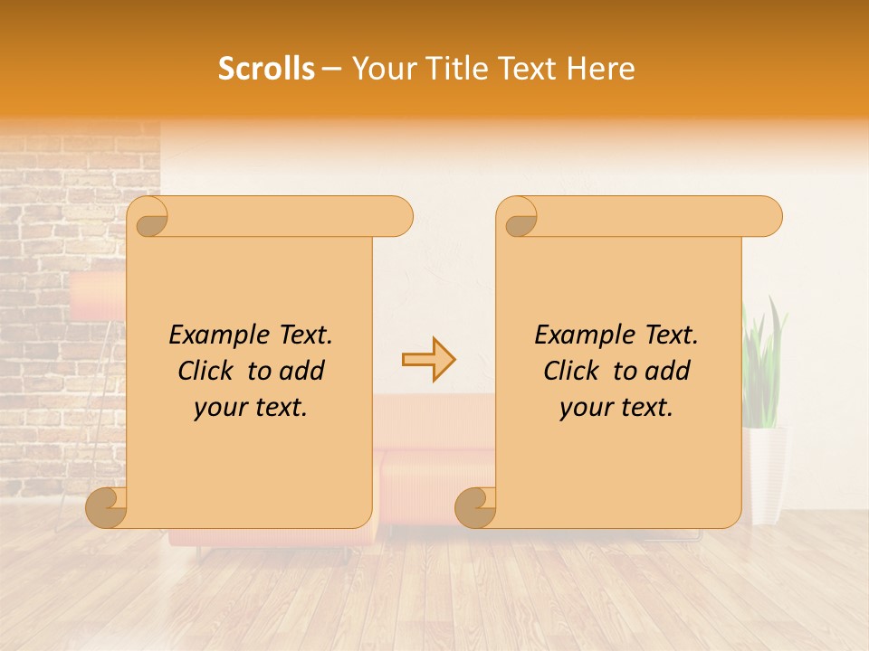 Sofa Background PowerPoint Template