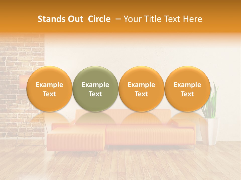 Sofa Background PowerPoint Template