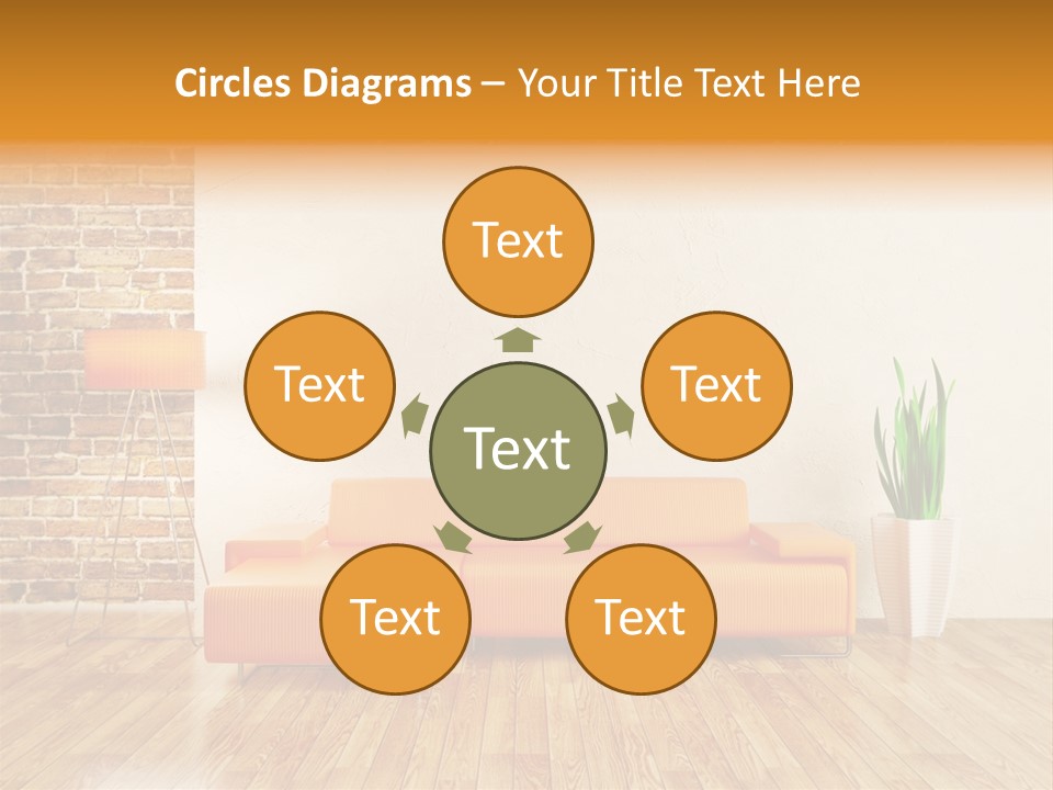 Sofa Background PowerPoint Template