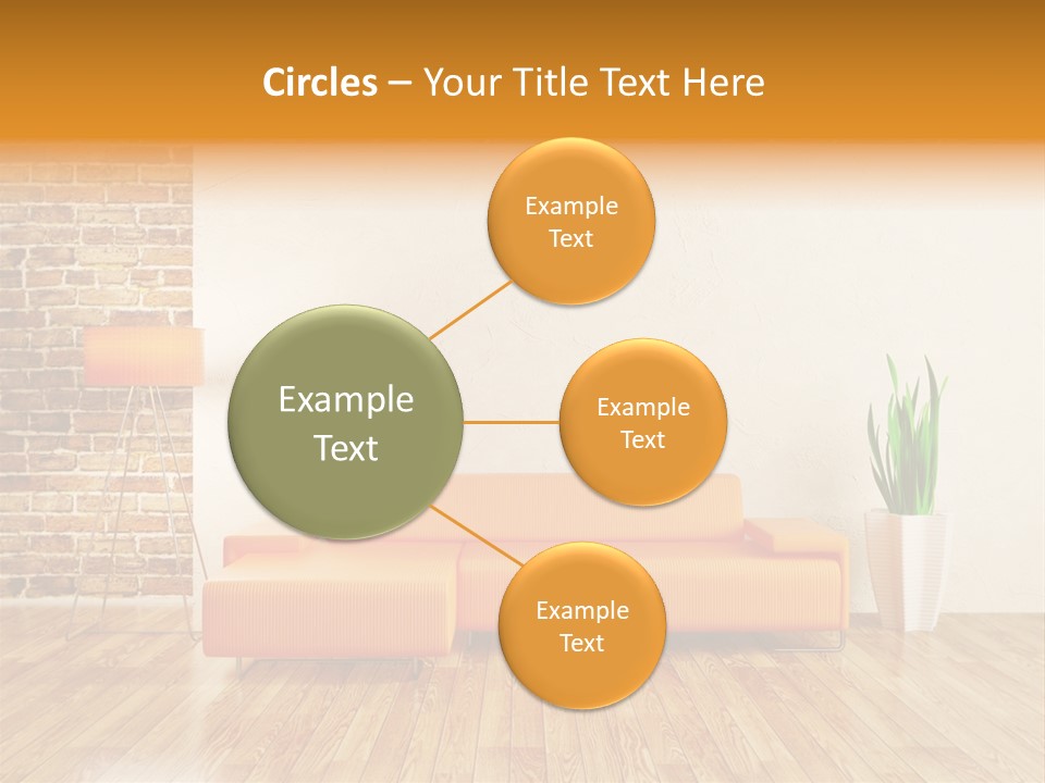 Sofa Background PowerPoint Template