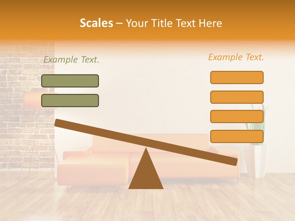 Sofa Background PowerPoint Template