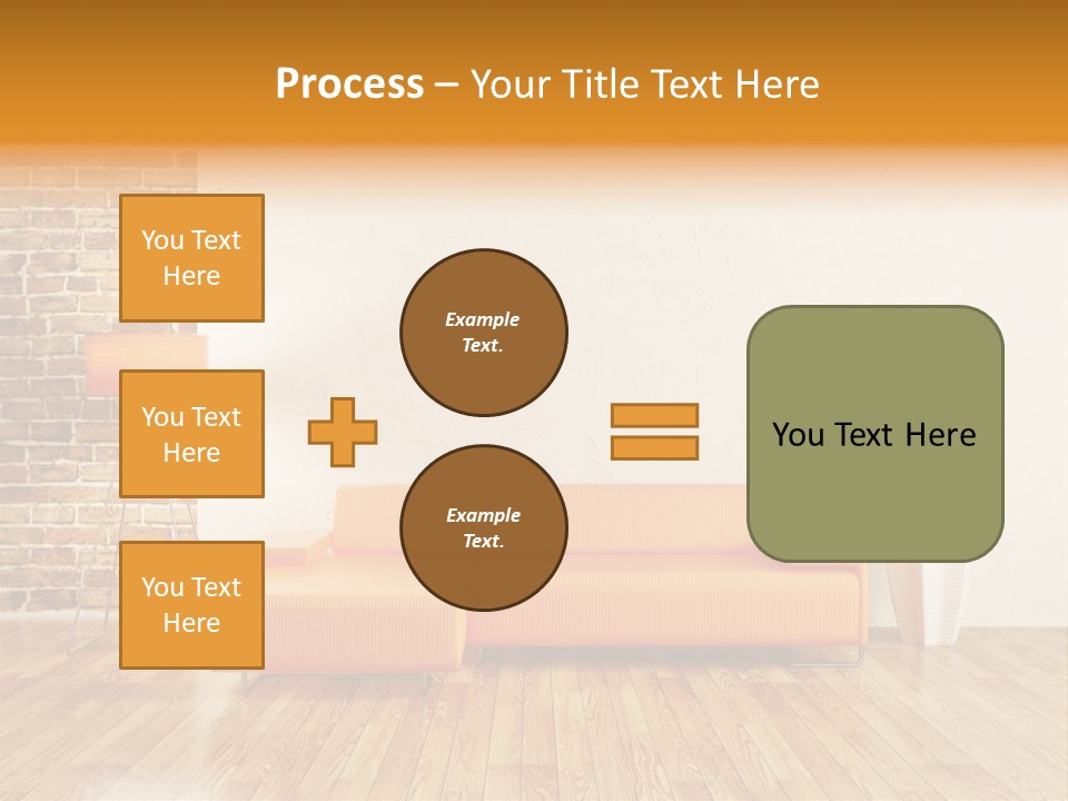 Sofa Background PowerPoint Template