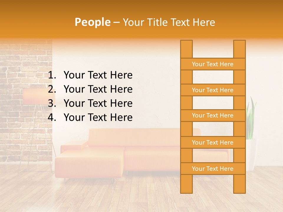 Sofa Background PowerPoint Template