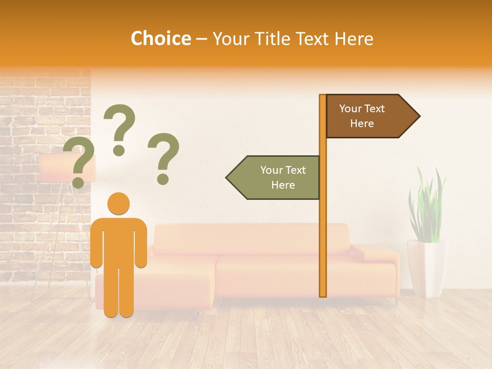 Sofa Background PowerPoint Template