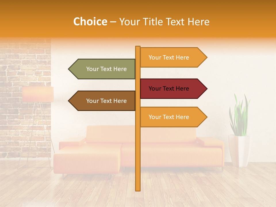 Sofa Background PowerPoint Template