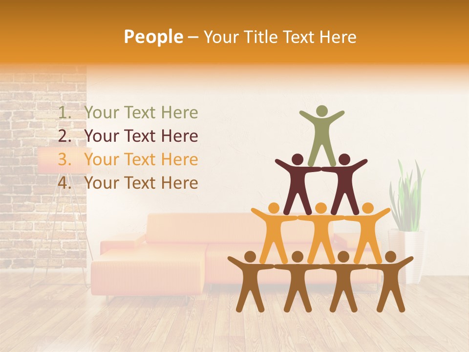 Sofa Background PowerPoint Template