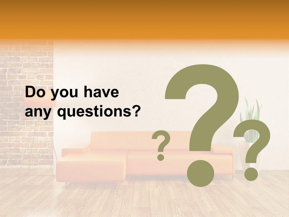 Sofa Background PowerPoint Template