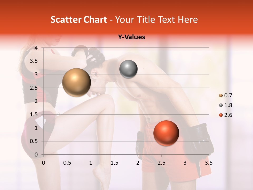 Woman Fighter PowerPoint Template