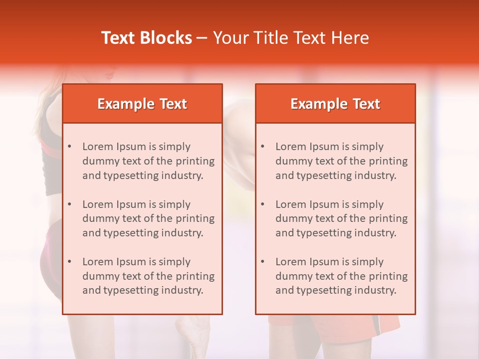 Woman Fighter PowerPoint Template