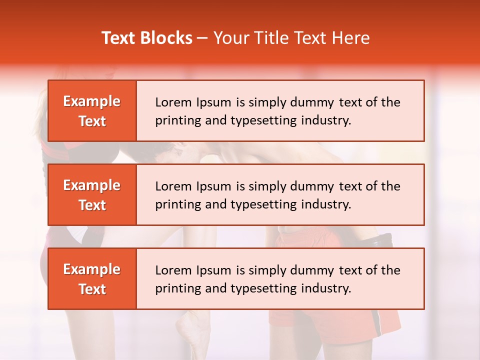 Woman Fighter PowerPoint Template