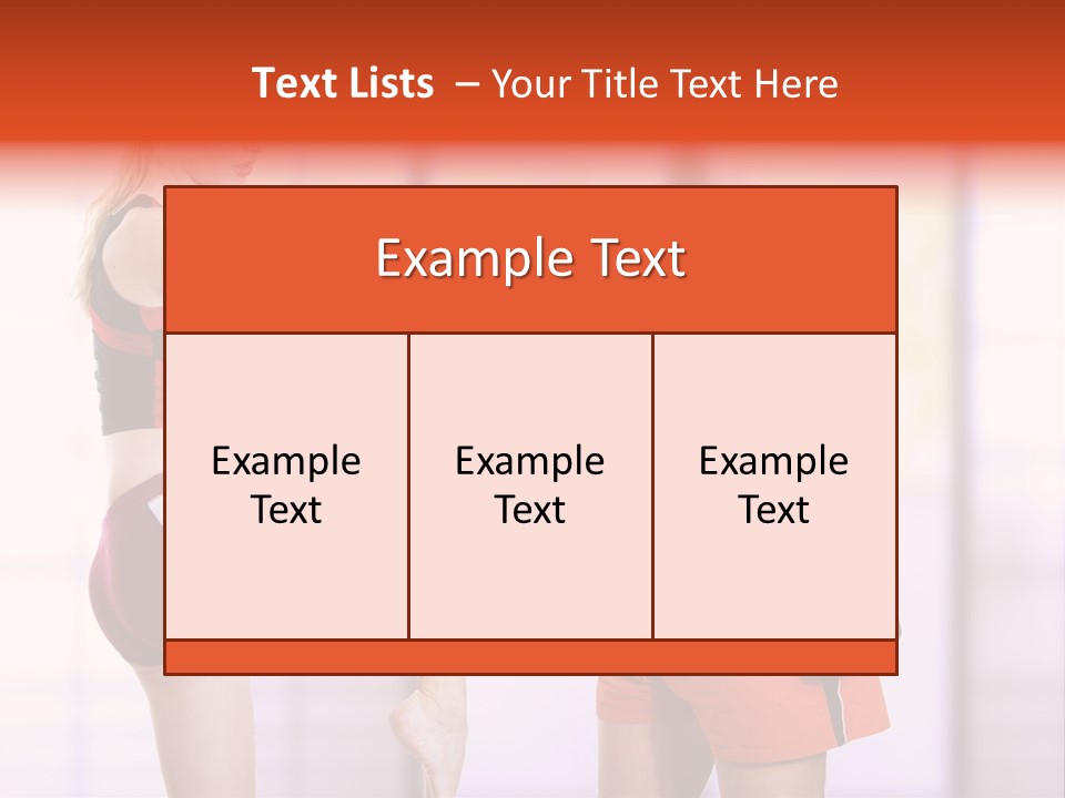 Woman Fighter PowerPoint Template