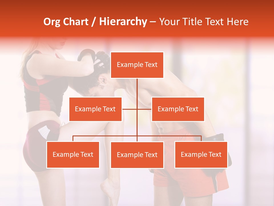 Woman Fighter PowerPoint Template