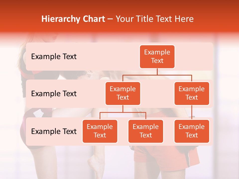 Woman Fighter PowerPoint Template