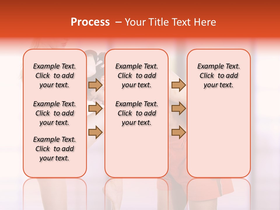 Woman Fighter PowerPoint Template