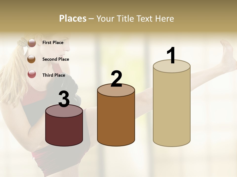 Kicking Leg PowerPoint Template