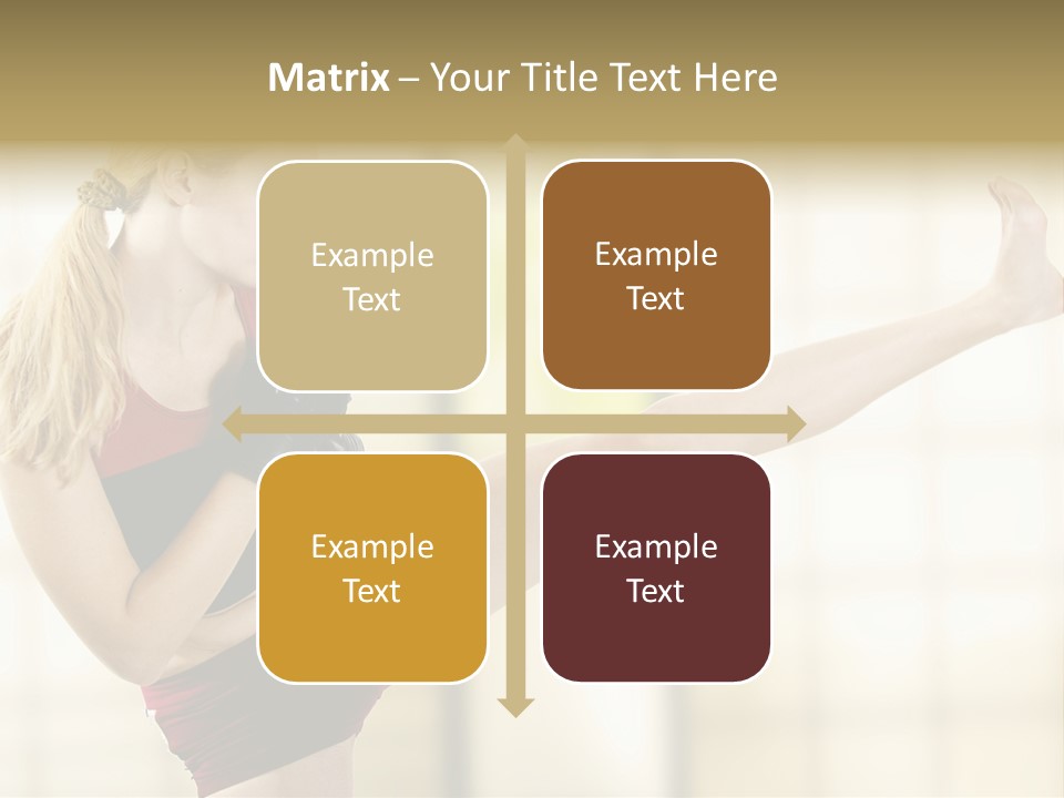Kicking Leg PowerPoint Template