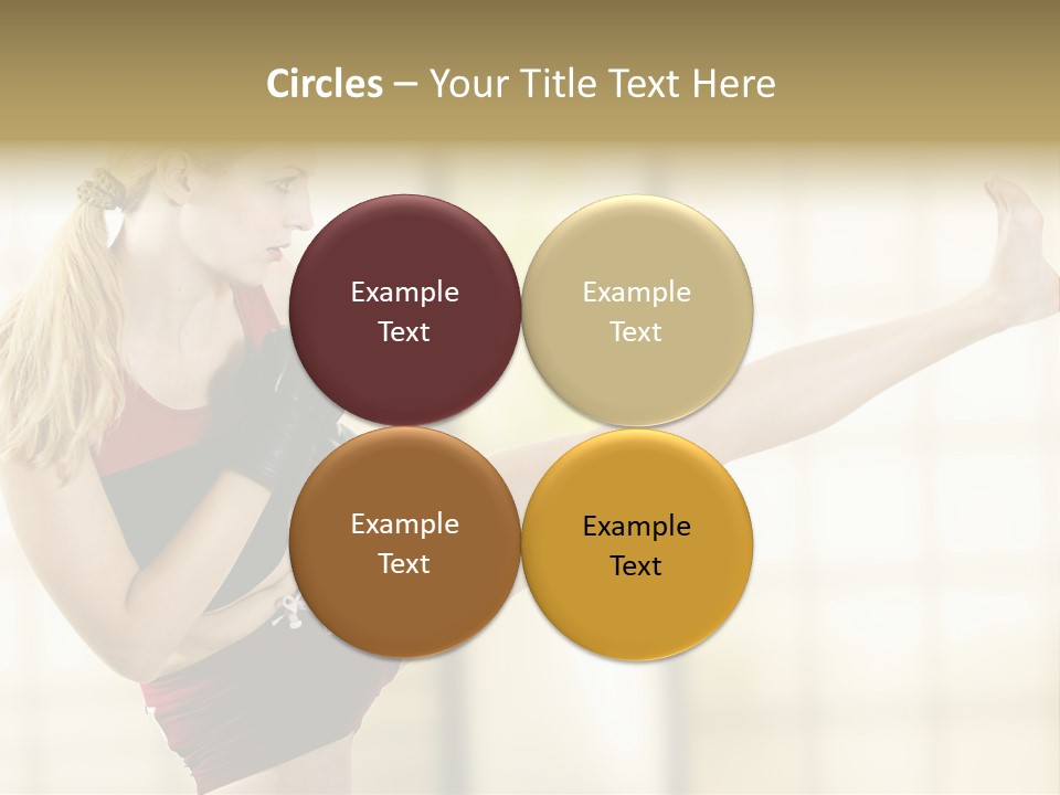 Kicking Leg PowerPoint Template