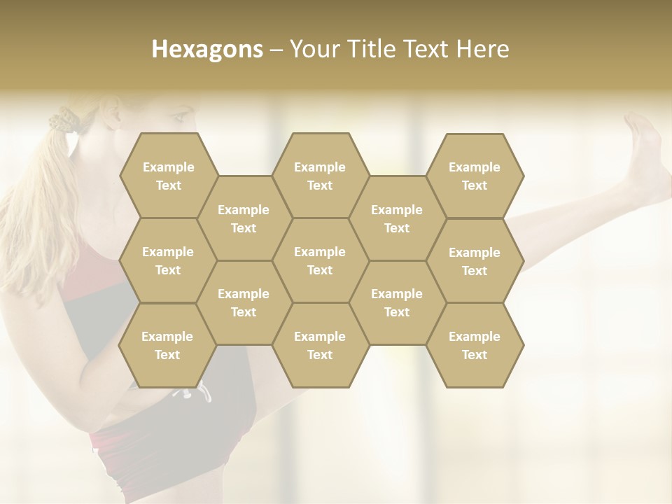 Kicking Leg PowerPoint Template