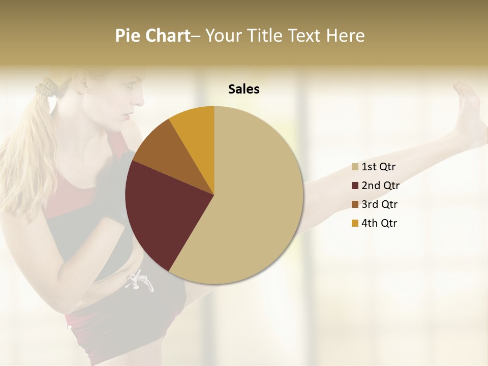 Kicking Leg PowerPoint Template