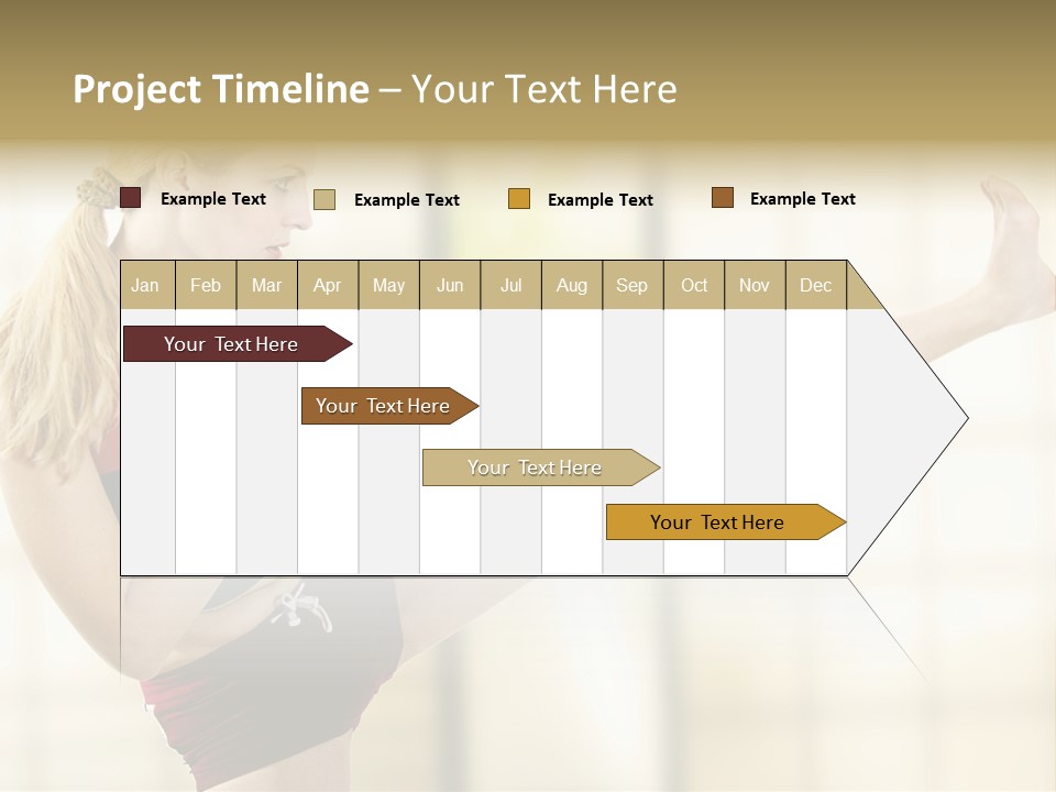 Kicking Leg PowerPoint Template