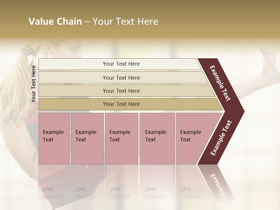 Kicking Leg PowerPoint Template
