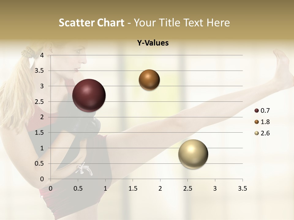 Kicking Leg PowerPoint Template