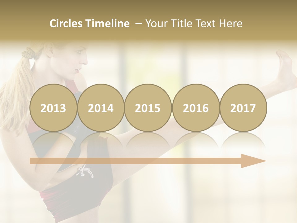 Kicking Leg PowerPoint Template