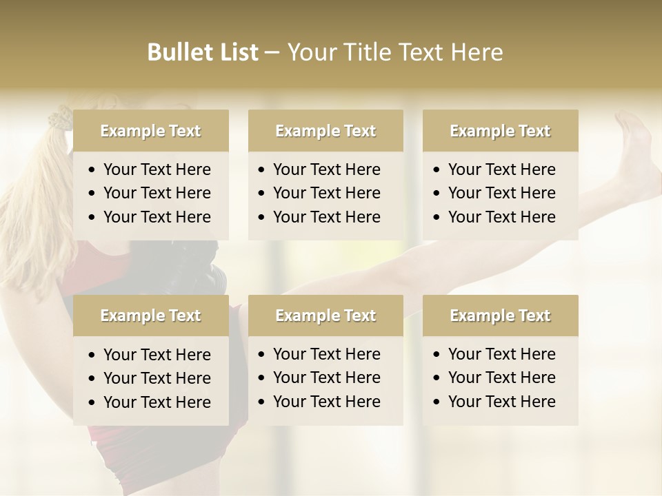 Kicking Leg PowerPoint Template