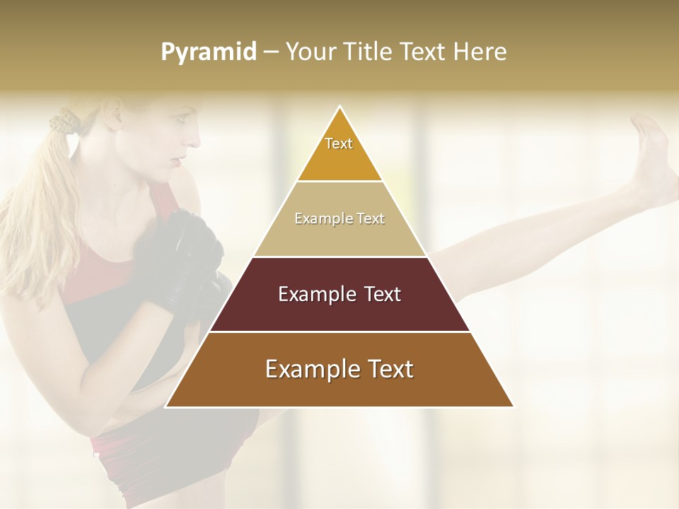 Kicking Leg PowerPoint Template