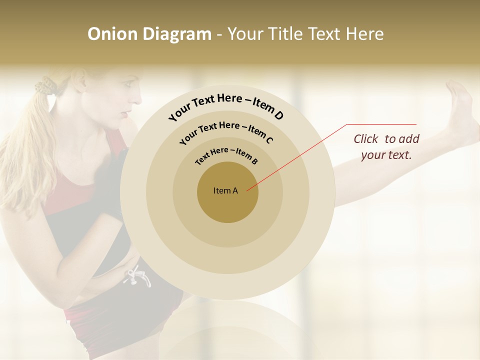 Kicking Leg PowerPoint Template