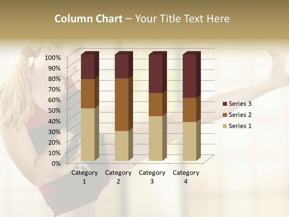 Kicking Leg PowerPoint Template