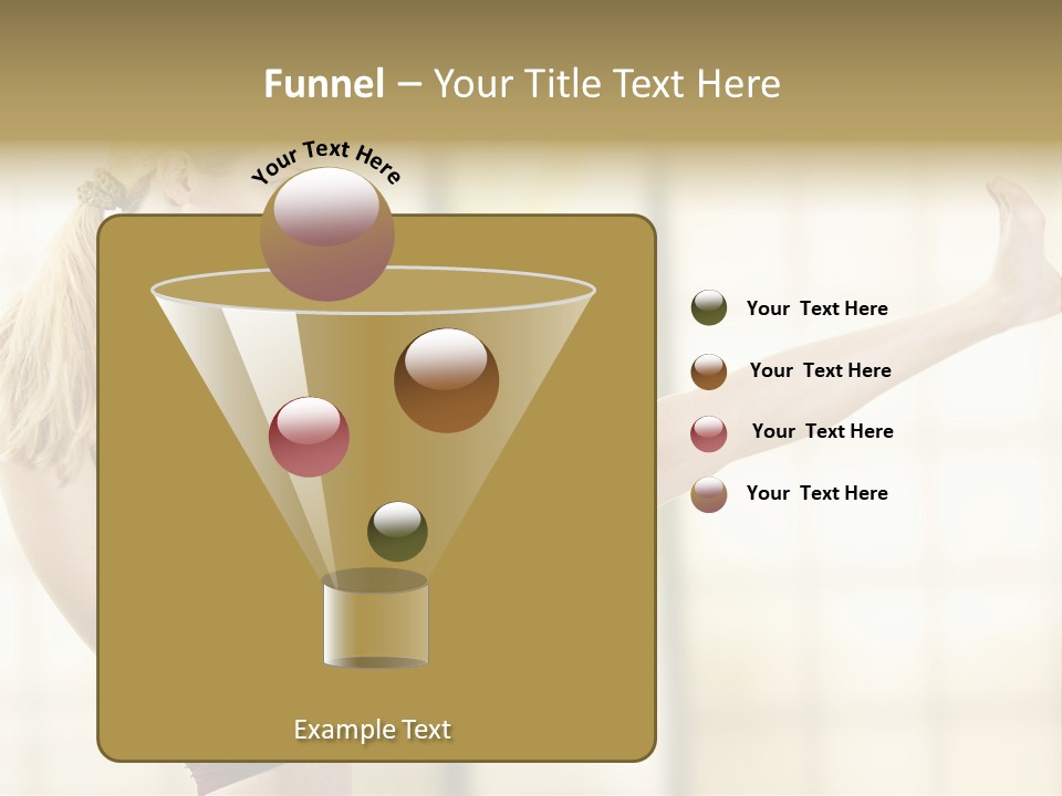 Kicking Leg PowerPoint Template
