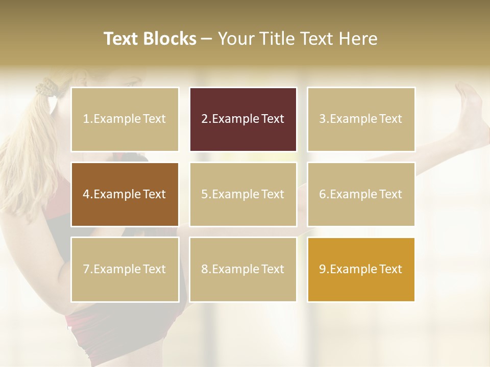 Kicking Leg PowerPoint Template