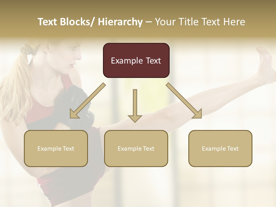 Kicking Leg PowerPoint Template