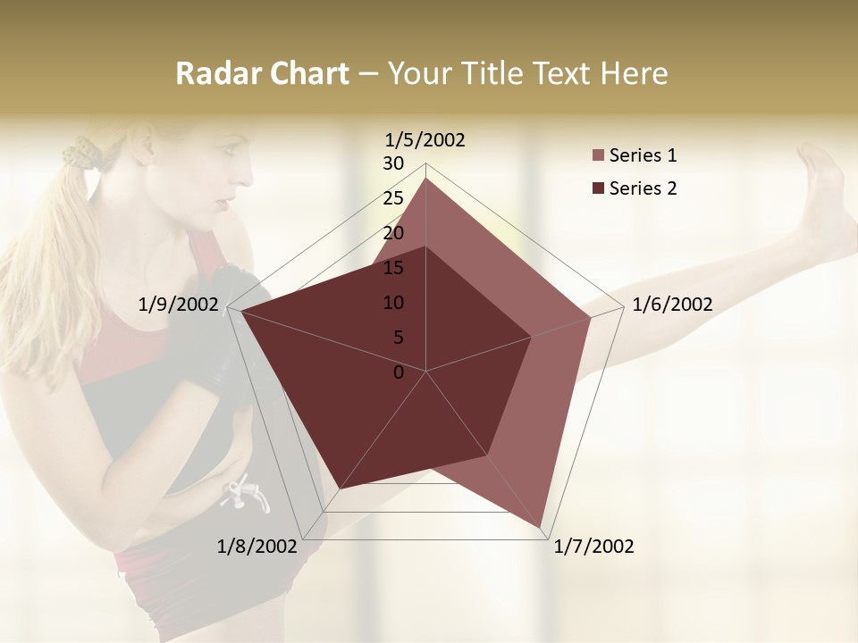 Kicking Leg PowerPoint Template