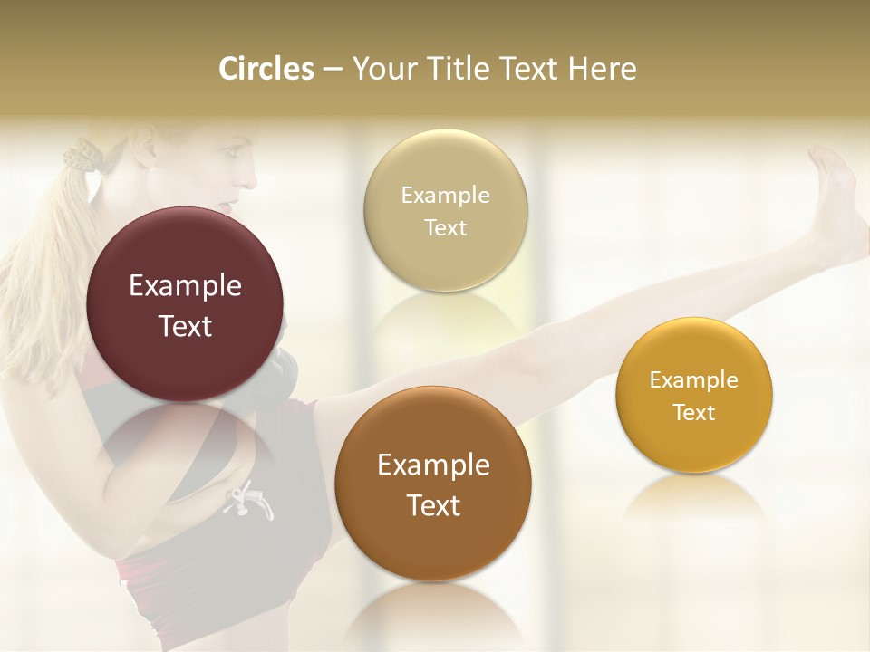 Kicking Leg PowerPoint Template