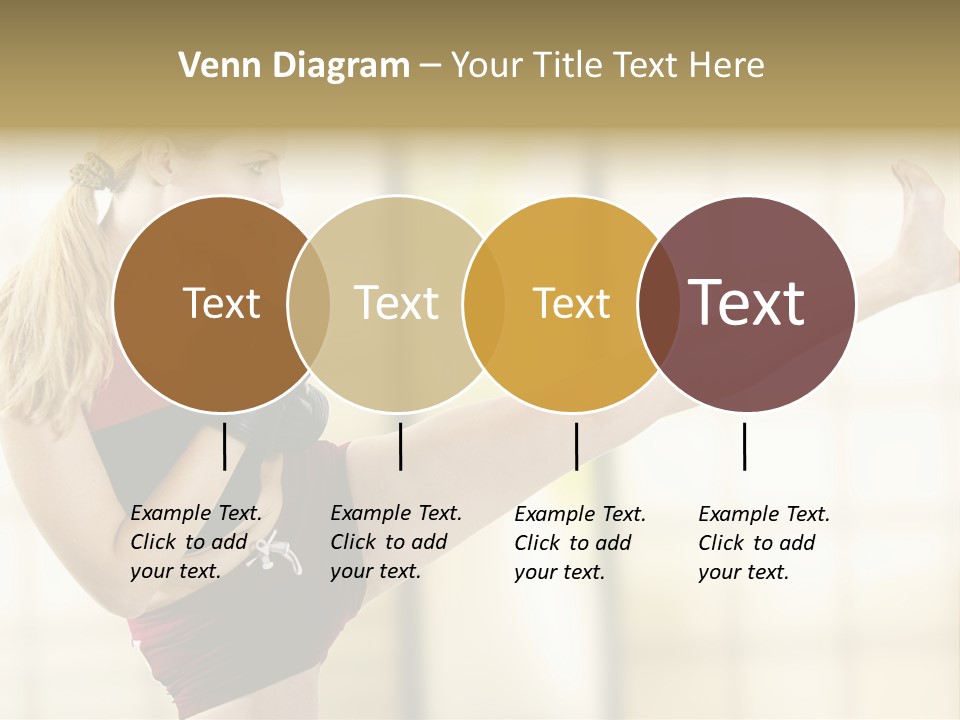 Kicking Leg PowerPoint Template