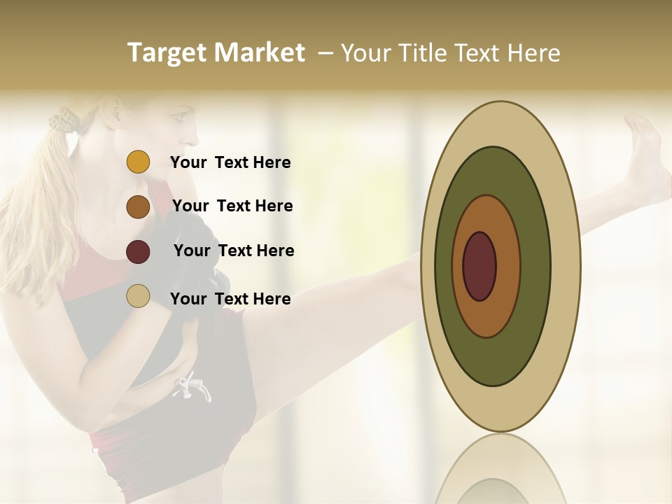 Kicking Leg PowerPoint Template