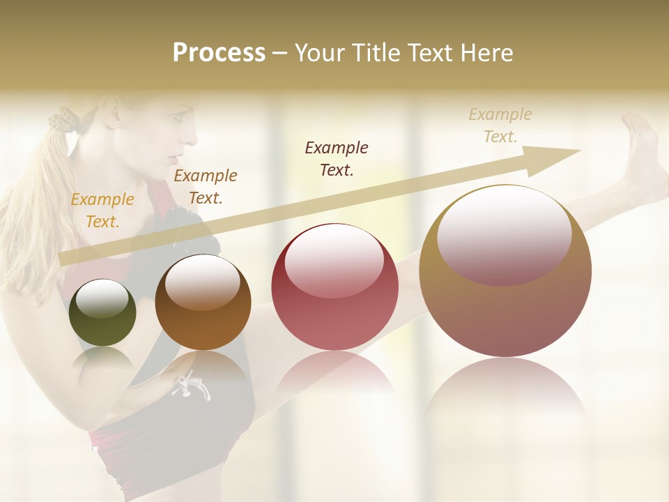 Kicking Leg PowerPoint Template