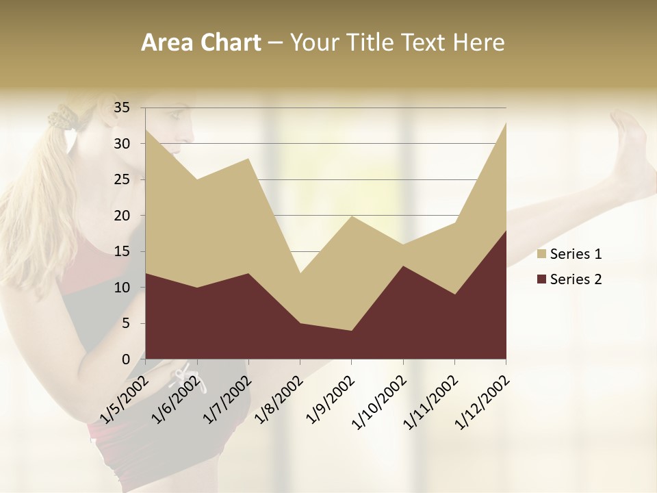 Kicking Leg PowerPoint Template