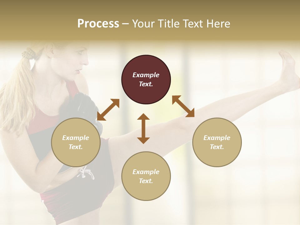 Kicking Leg PowerPoint Template