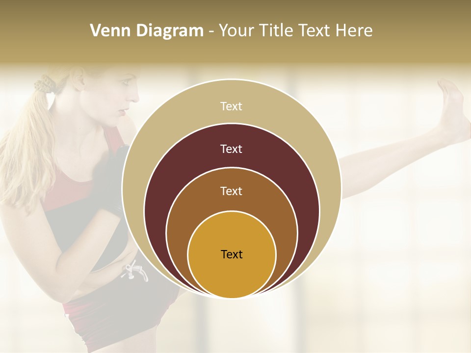 Kicking Leg PowerPoint Template